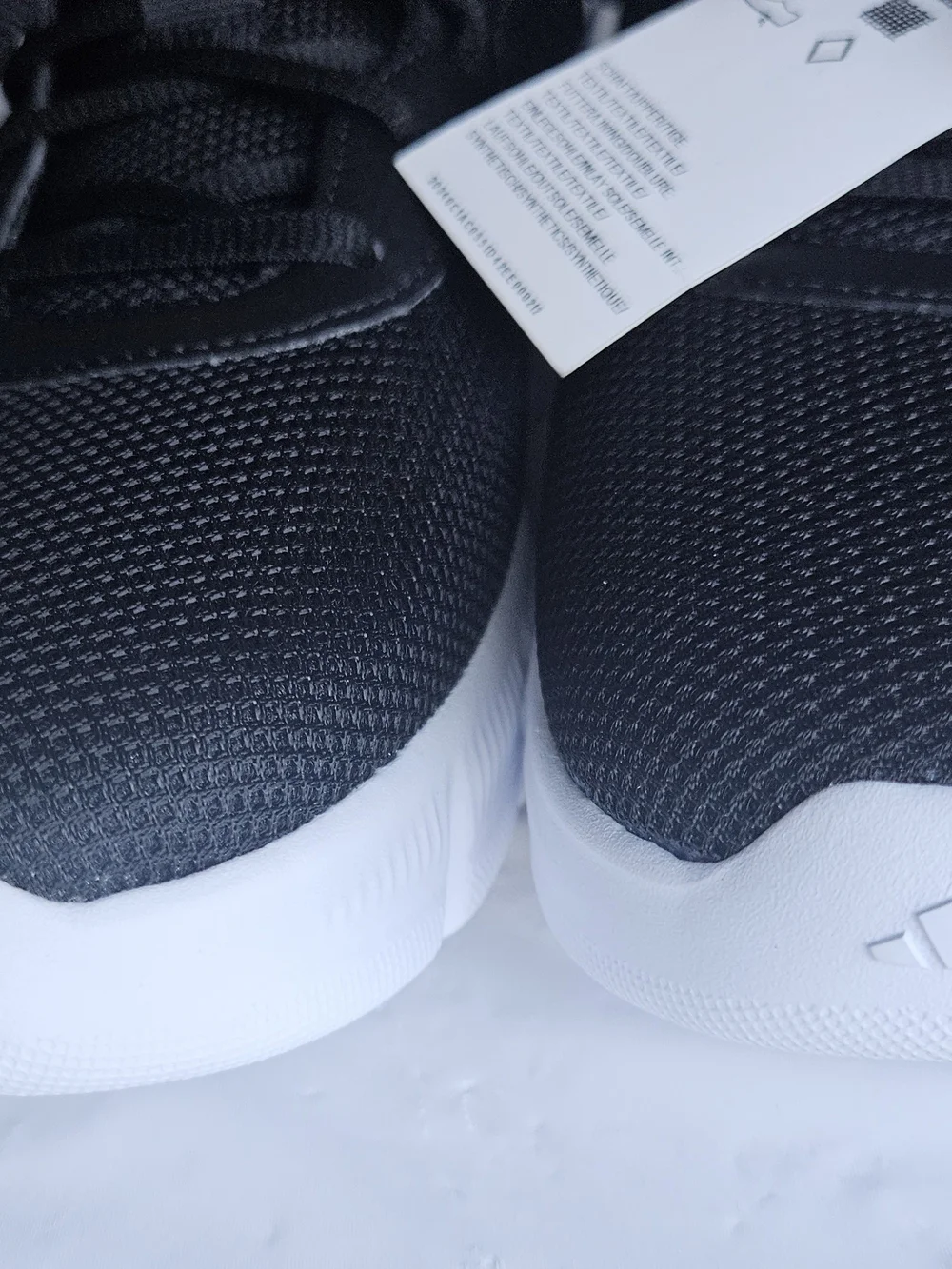 Adidas Cloudfoam Flex LA Men's Running Shoes Black White Size 9.5 New HQ4960